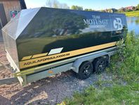 Respo släp med kåpa BILSLÄP 2000kg