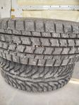 4st dubbdäck 225/70R15c  med fälg Citroen Jumper