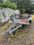 Släp med tillsats båtsläp