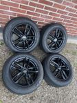 GH Edition Izor Black fälgar 7x16 – 5x100 + 8 sommardäck!