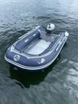 Gummibåt AQ 270 med Yamaha 6 hk fyrtakt