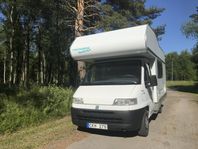 Husbil, Fiat Ducato. Välbehållen, få ägare, prisvärd. Diesel