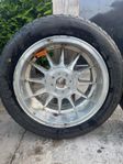 16” aluminiumfälgar med sommardäck 225/50 R16 – 5x120
