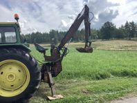 Grävaggregat traktor