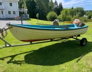 Smögen 45+ motor 4hk och trailer.