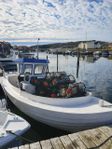 Bohus-Julle 1974, trä/inplastad/motor SABB perfekt för fiske