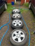 3X uppsättningar fälgar, Audi, Skoda, Mercedes, bmw mm