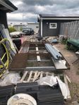 Maskin släp hemma bygge