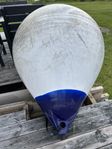 Klotfender Polyform vit-blå, diameter 85 cm