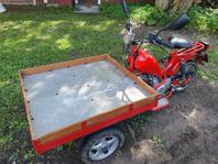 Flakmoped Grålle