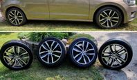 Original Fälgar 17" med S-däck till VW Golf 