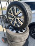 kompletta 19” hjul i nyskick. BC 5/114,3 ET 42 NAV 66,1