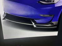 Tesla Model 3 Front Spoiler Body kit (glossy carbon)