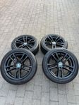 17” BMW Fälgar med continental sommardäck