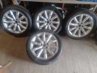Sommardäck o fälg Audi A6, A4, Skoda superb..