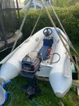 @sea gummibåt 230 evinrude 10hk