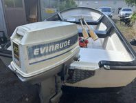 : Crescent 43 med Evinrude 25 hk + trailer – 80-tal
