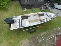 Motorbår Jofa Kuling , 35hk Mercury, med båtvagn