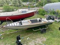 Motorbår Jofa Kuling , 35hk Mercury, med båtvagn