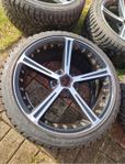 18" AC-Schnitzer fälgar med nästan nya vinterdäck