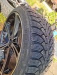 18" AC-Schnitzer fälgar med nästan nya vinterdäck