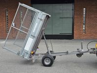 Tippvagn, transportbox, skopa Norje, 3-punktsadapter
