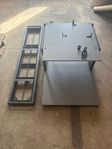 Modul system utdragbar del 153x65 cm.  Rälsen är 150 cm