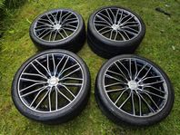 MONACO GP2 Gloss Black / Polished 19" Mercedes CLS