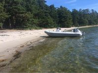 Ribbåt Gemini Waverider 550, Yamaha 115 fyrtakt 2007, traile