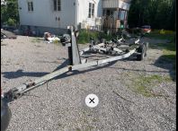 Båttrailer/upptagningsvagn 3500 kg