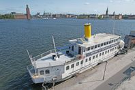 Fartyg vid Söder Mälarstrand, Riddarfjärden Stockholm