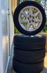 4 kompletta Michelin vinterdäck (205/55 R16) på fälg