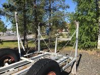 Båtkärra för segelbåt