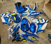 Plastkit till Gsxr 1000 K9 2009-2016|GBRacing|