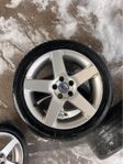 4 stk Volvo original fälg 17 tum 