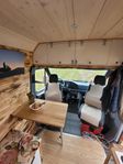 Unik campervan/plåtis med vedeldad braskamin!