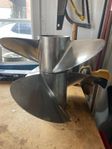 Volvo Penta Duoprop propellrar F6 rostfria i mkt bra skick