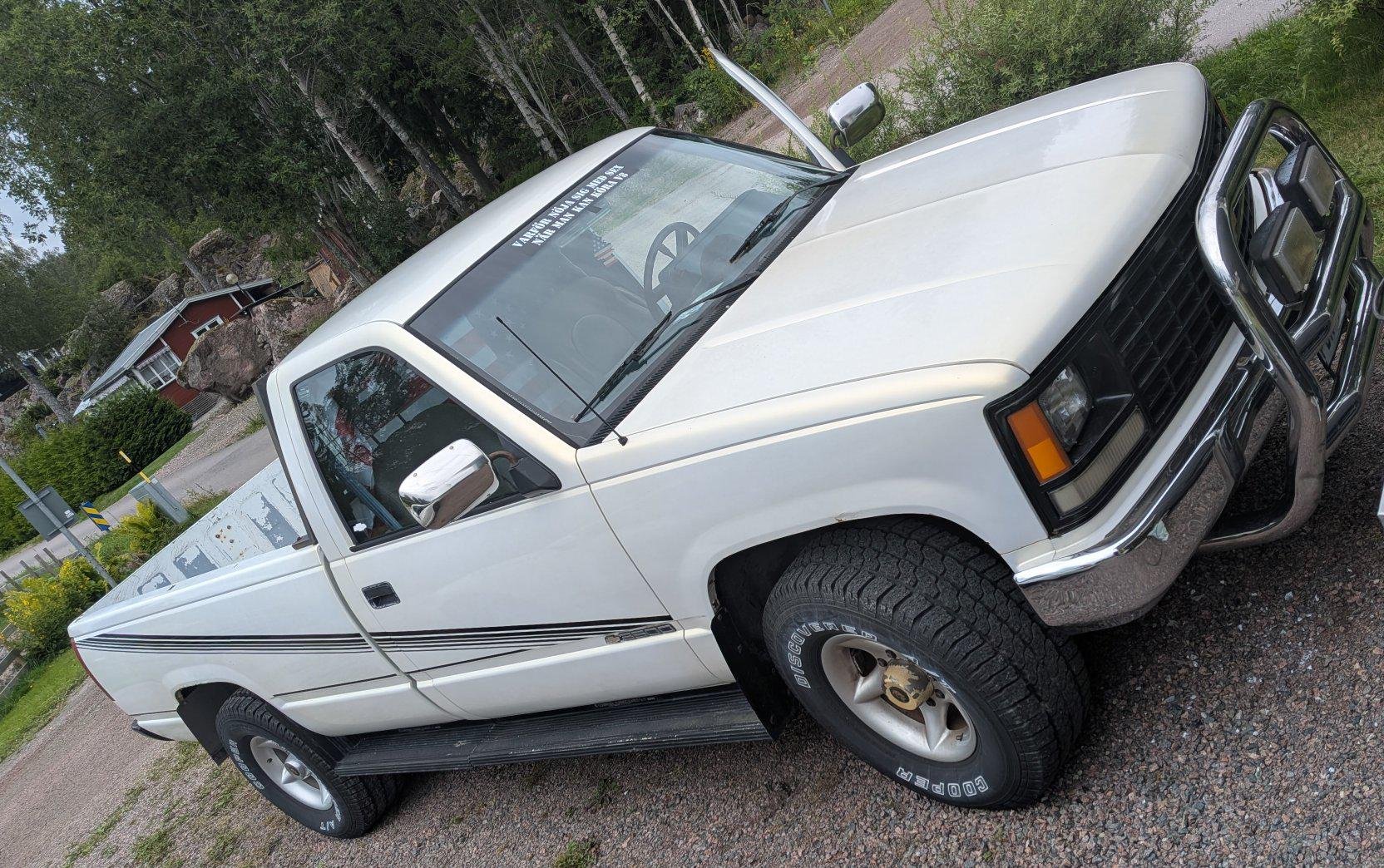 Chevrolet C3500 Enkelhytte 7.4 V8 TBI Hydra-Matic, 3-trinn, 233hk, 1988