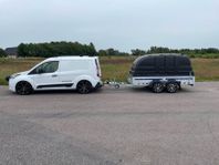 1300kg boggie släp med kåpa