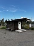 Förgård/Spiketält på Malå Camping (Tjamstan)