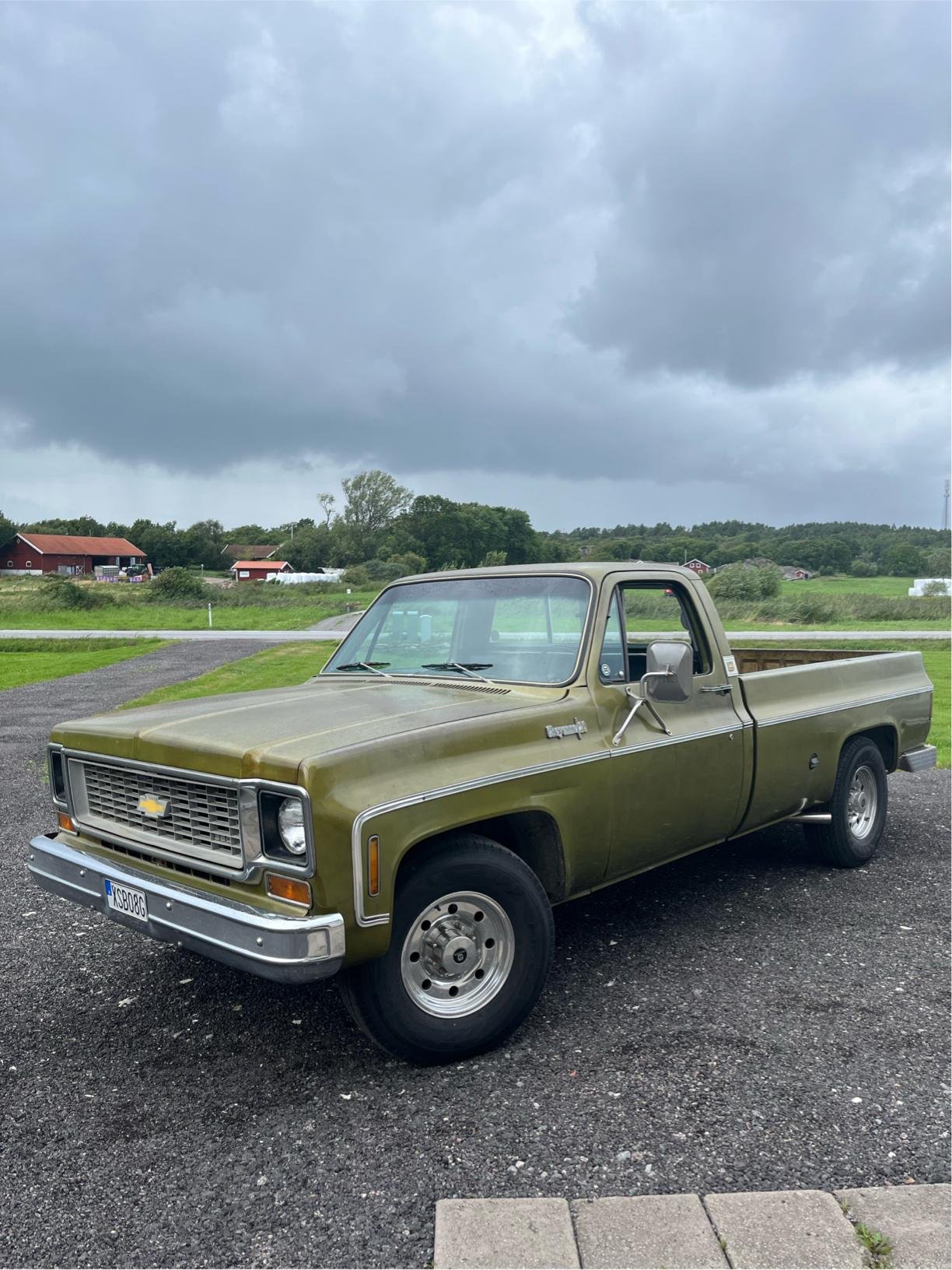 Chevrolet C20 Regular Cab 5.7 V8 Manual, 157hp, 1973