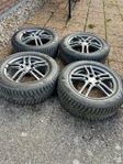 Vinterdäck 225/60 R17 103T dubbade m alufälgar