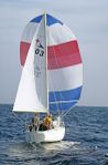 Köpes: Spinnaker och bom till Albin Viggen