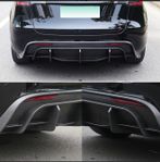 Tesla bakdiffuser Model Y matt kolfiber