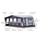 Förtält Inaca Fjord 300 V950P-XL – A-mått: 950 cm