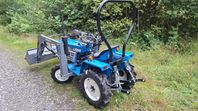 Kompakttraktor minitraktor Iseki TU-1400 4WD frontlastare 