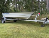 Båtpaket: Ryds 405 + Yamaha 20 hk + Tiki 80 km/h trailer
