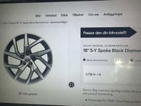 Volvo 18" originalfälg med vinterdäck