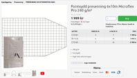 Formsydd Presenning  6 x 10 m Microflex pro 240 g/ m2