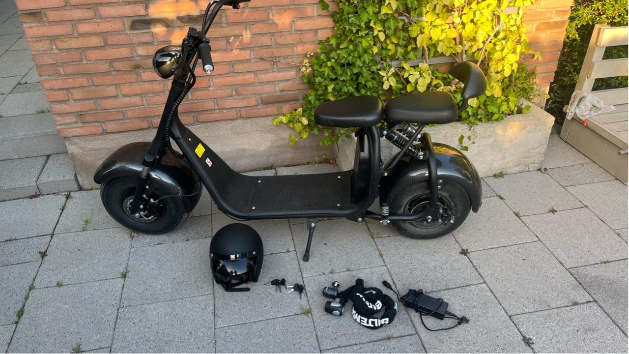 Fatbike 1500W med tillbehör 